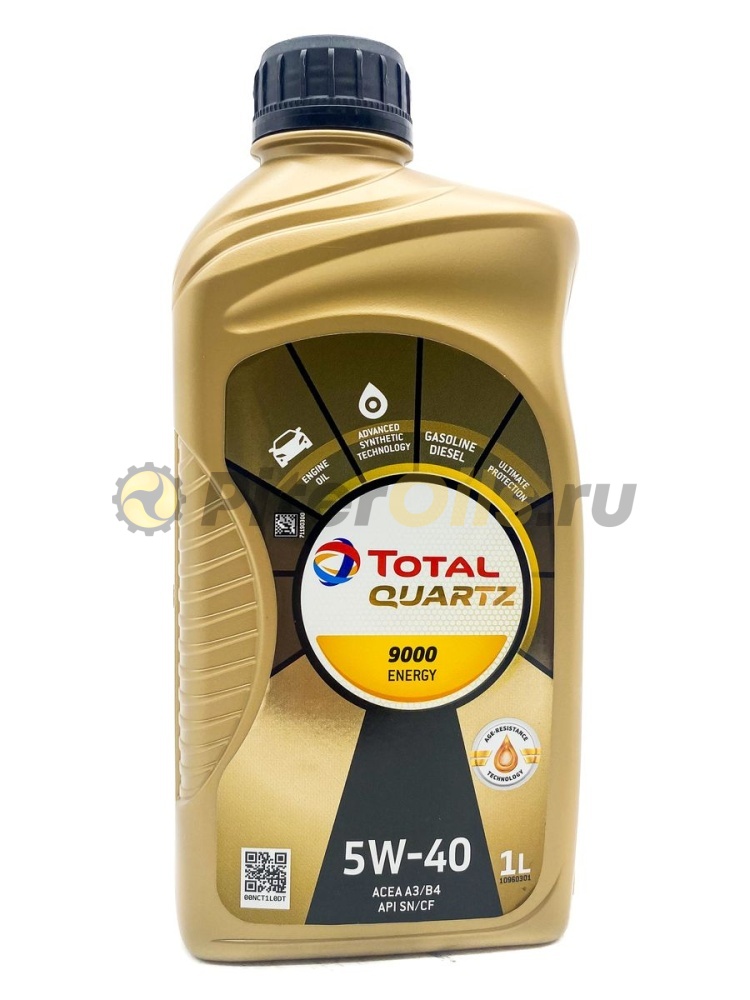 Total Quartz 9000 Energy 5W-40 SN/CF A3/B4 (1л) 10220301