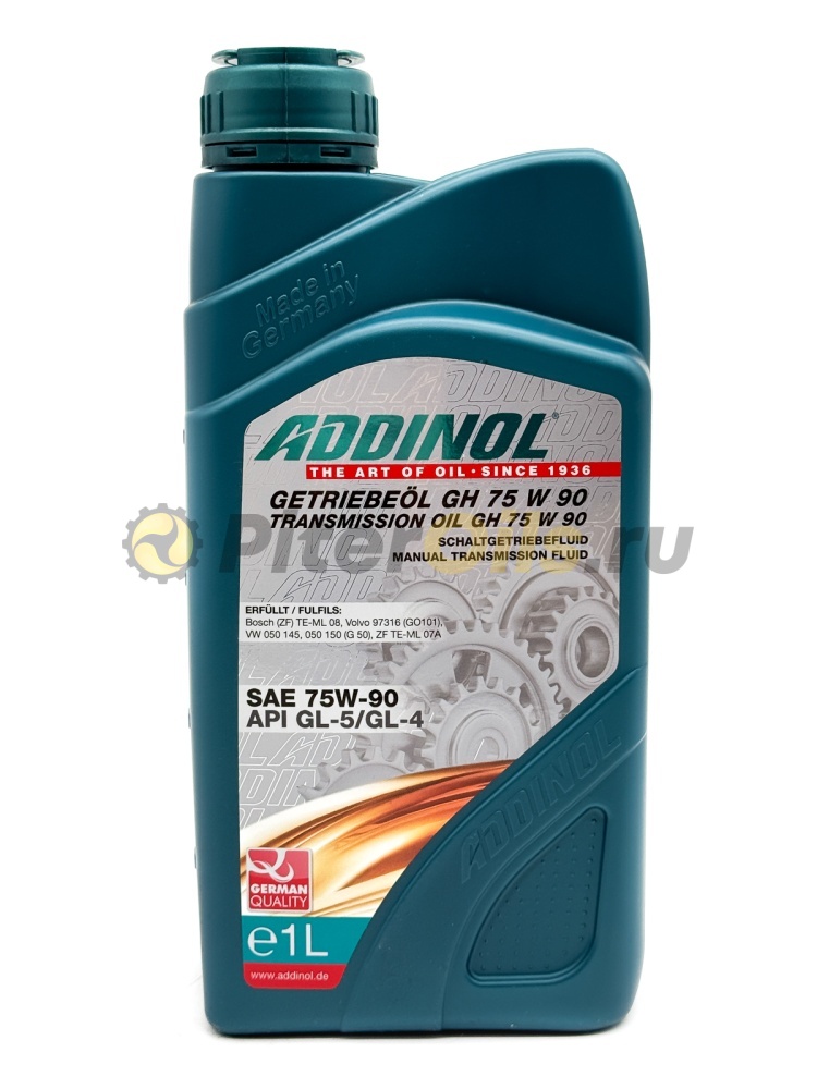ADDINOL Getriebeol GH 75W-90 1л трансмиссионное масло 74300607
