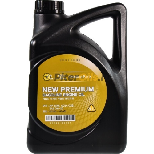 HYUNDAI/KIA Premium Gasoline 0W-20 (4л) 0510000461