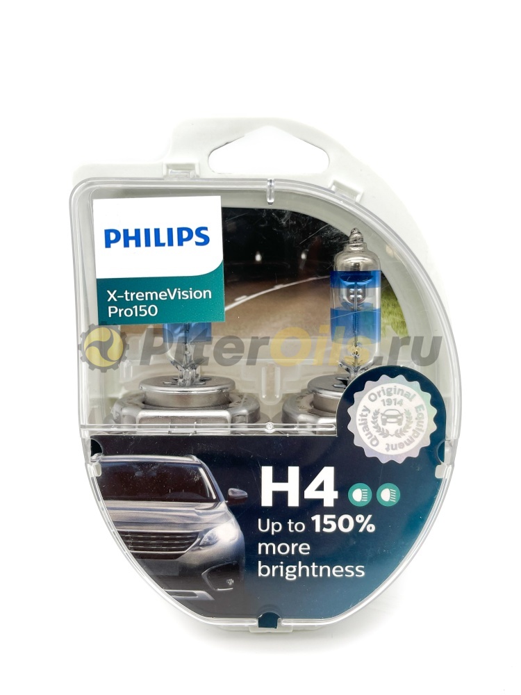 12342XVPS2 Philips Лампа H4 X-treme Vision Pro150 2 шт.