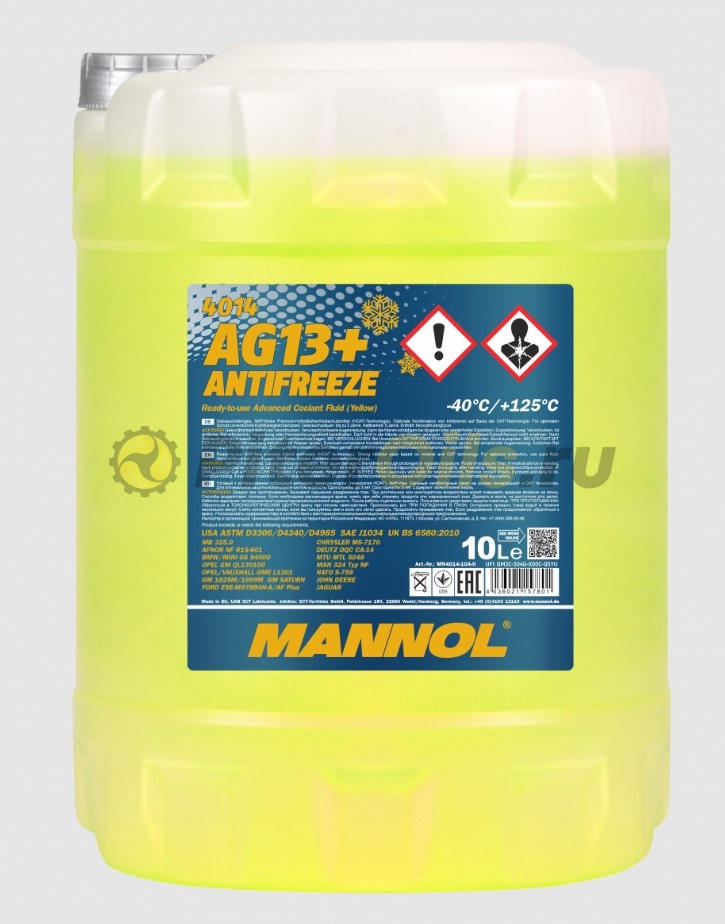 Mannol Antifreeze MN AG13+ -40 (10л) 401410