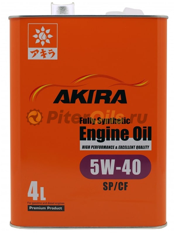 AKIRA ENGINE OIL FS 5W40 SP/CF/GF-6A (4л) A00032242-004