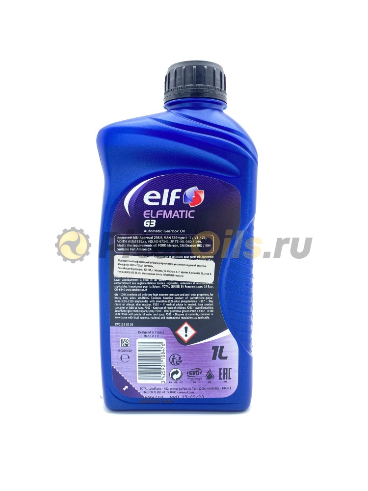 Elf matic G3 (1л) 213861