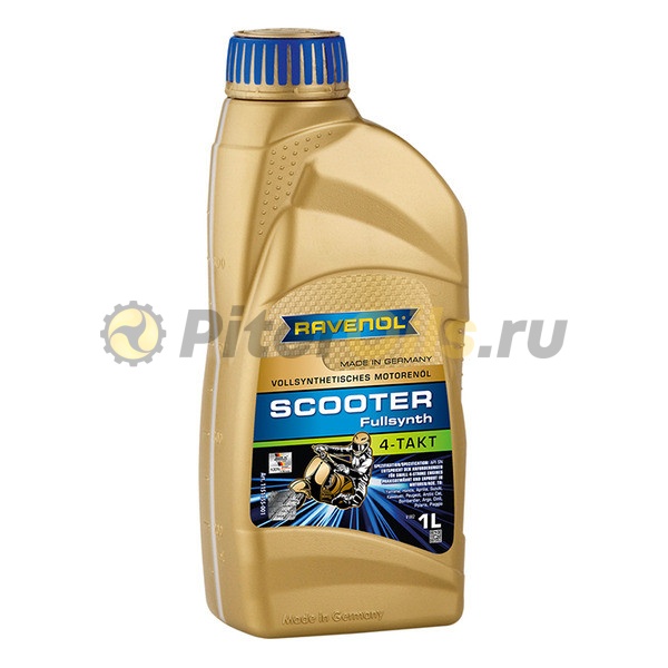 RAVENOL моторное масло для 4-Такт скутеров Scooter 4-Takt Fullsynth. (1л) 4014835839939