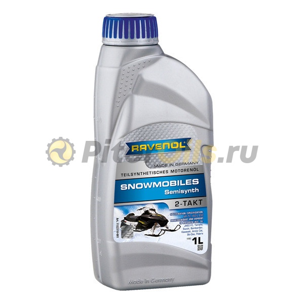 RAVENOL масло для 2-Такт снегоходов Snowmobiles Teilsynth. 2-Takt (1л) 4014835728516