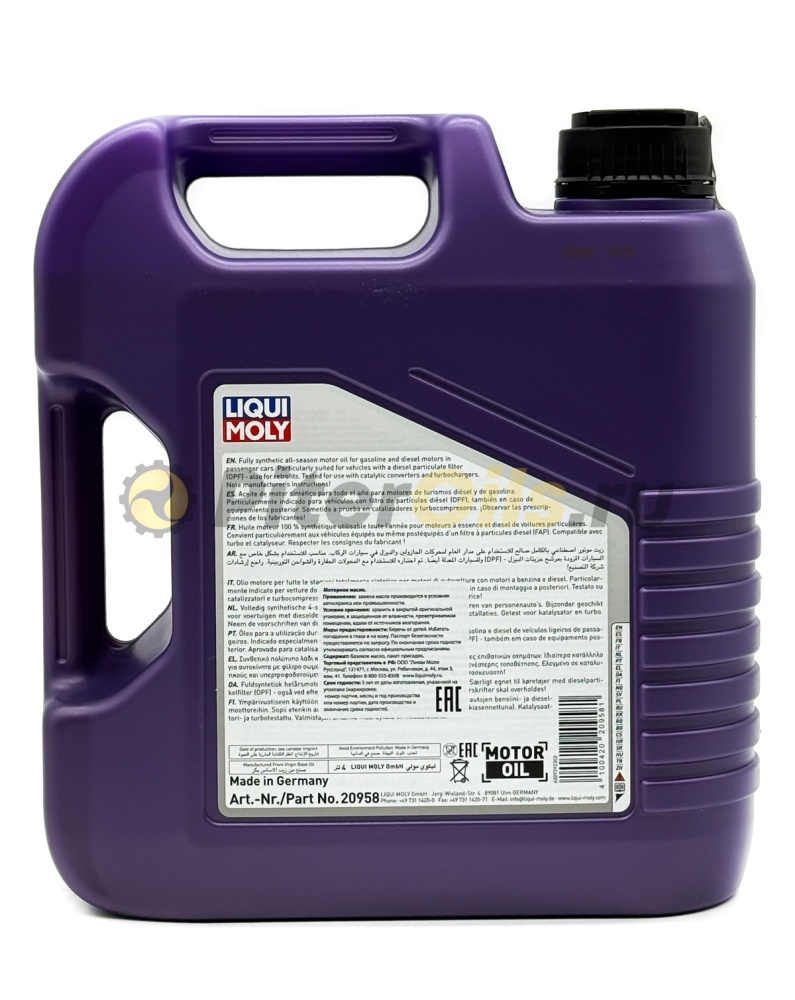 LIQUI MOLY Synthoil High Tech 5w30 (4л) 9076  