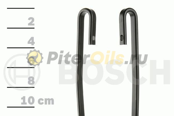 BOSCH Комплект бескаркасных щёток 2шт Aerotwin AR605S 600/350 мм 3397007504