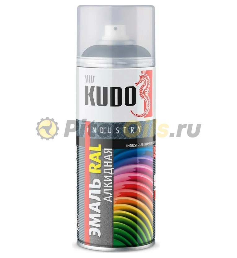 KUDO Эмаль универсальная RAL 7001 серебристо-серый 520 мл KU07001