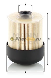 Фильтр топливный MANN PU9009zKIT OPEL Movano B/ RENAULT Master III / IV, TRAFIC III  под MAHLE