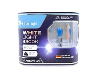 ClearLight Лампа 12V H1 55W P14,5s 4300K WhiteLight 2 шт. DUOBOX MLH1WL