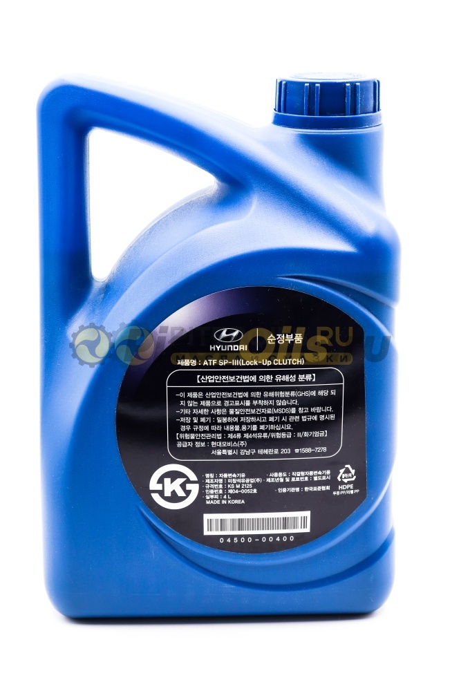 HYUNDAI/KIA ATF SP-III (4л) 0450000400