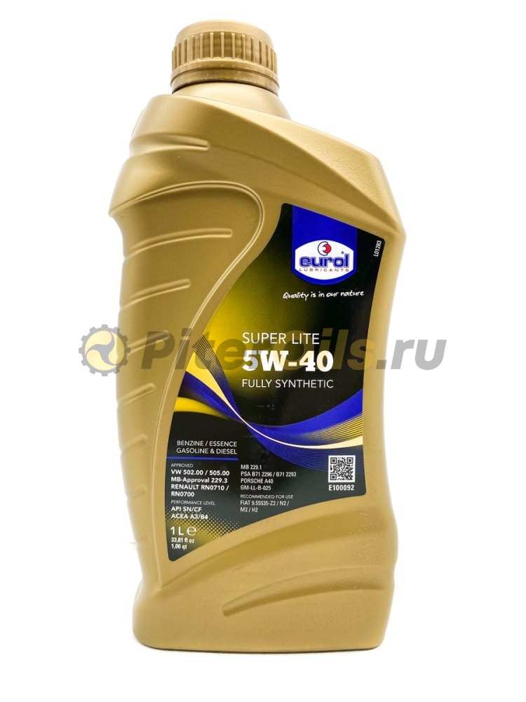 Eurol Super Lite 5W-40 (1л) E100092-1L