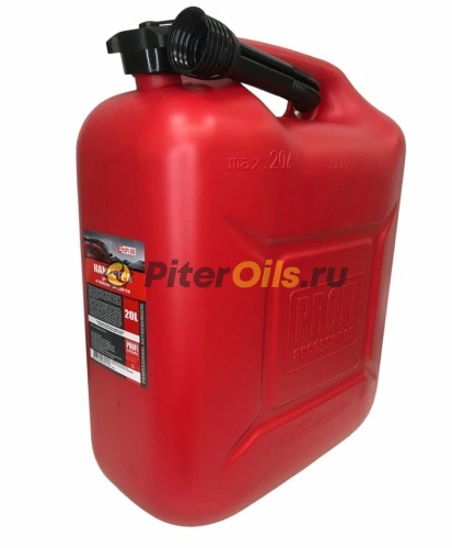 3TON Канистра PROFI 20л для топлива в комплекте с крышкой и лейкой 55299