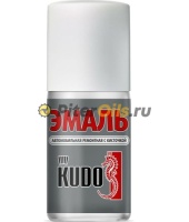 KUDO Эмаль автомобильная ремонтная акриловая с кисточкой "1К чёрная матовая" 15мл KU70090