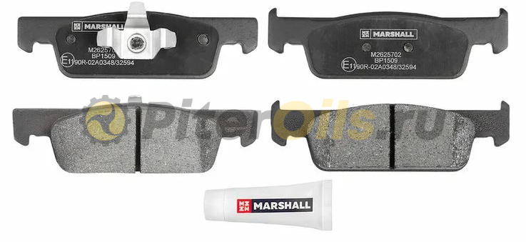 Marshall Колодки тормозные дисковые передние M2625702