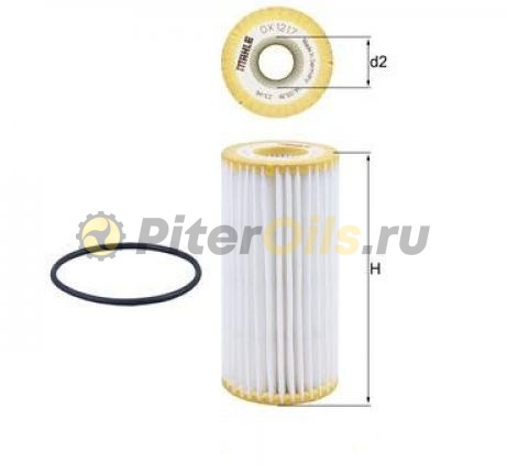 Фильтр масляный KNECHT OX 1217D (HU6013z)
