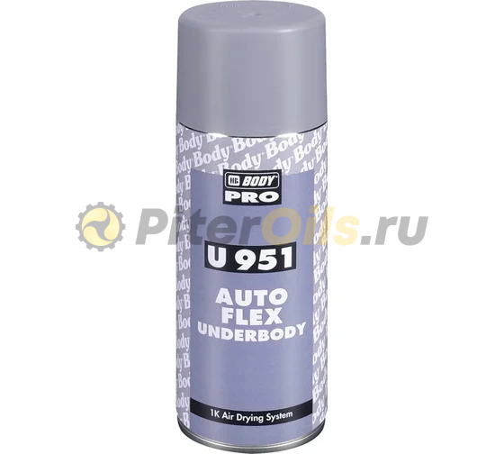 BODY 951 Антигравий Autoflex (бел.) аэрозоль шумопоглощающий (0,4л) 5100100030