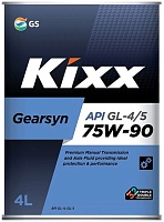 Kixx Gearsyn GL-4/5 75w90 4л L296344TE1