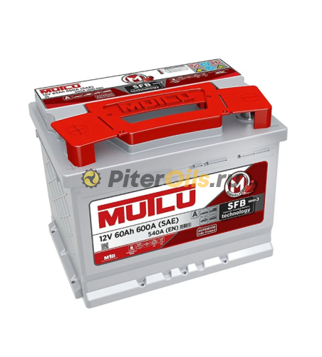 Аккумулятор MUTLU SFB 60 А/ч прямой L+ 242x175x190 L2 EN 540 А L260054B