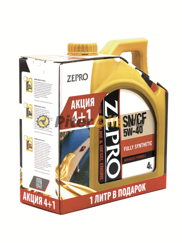 ZEPRO F-S SN/CF 5W40 / Моторное масло комплект (4л+1л) 30011333770Z