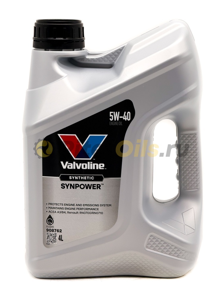 Valvoline SynPower 5w40 4л 872381/908762