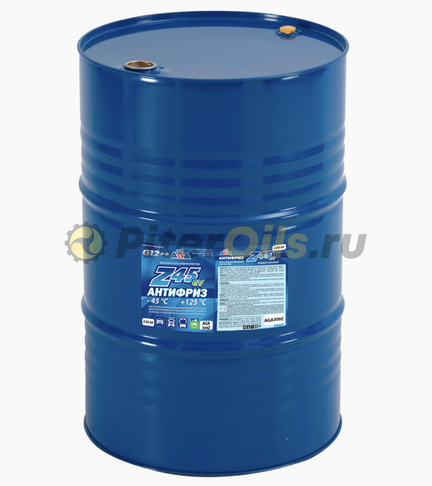 AGA-Z45EV Антифриз -45С G12++ синий 220кг AGA309Z