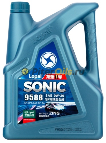 Lopal SONIC Моторное масло SP 0W-20 (4л) 9588/LPL33249