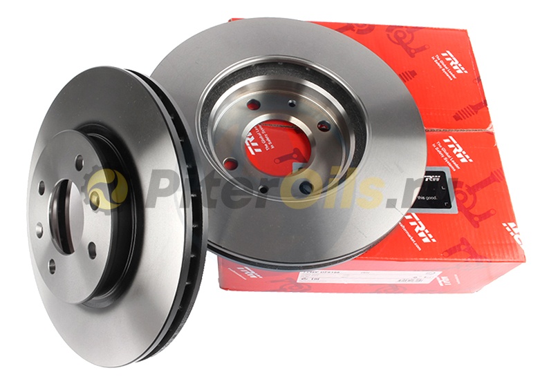 Тормозной диск передний TRW DF6198 HYUNDAI Solaris (11-) KIA Rio (11-)  (1шт.) 