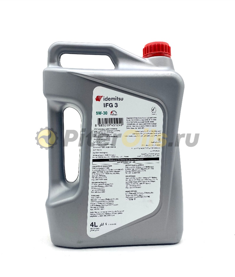 IDEMITSU IFG3 SP/GF-6 5W-30 (4л) TII10101841 (ОАЭ)