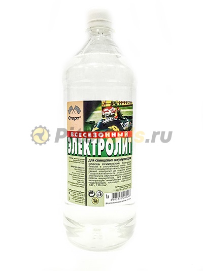 Электролит 1,28 г/см СТАРТ (1л)
