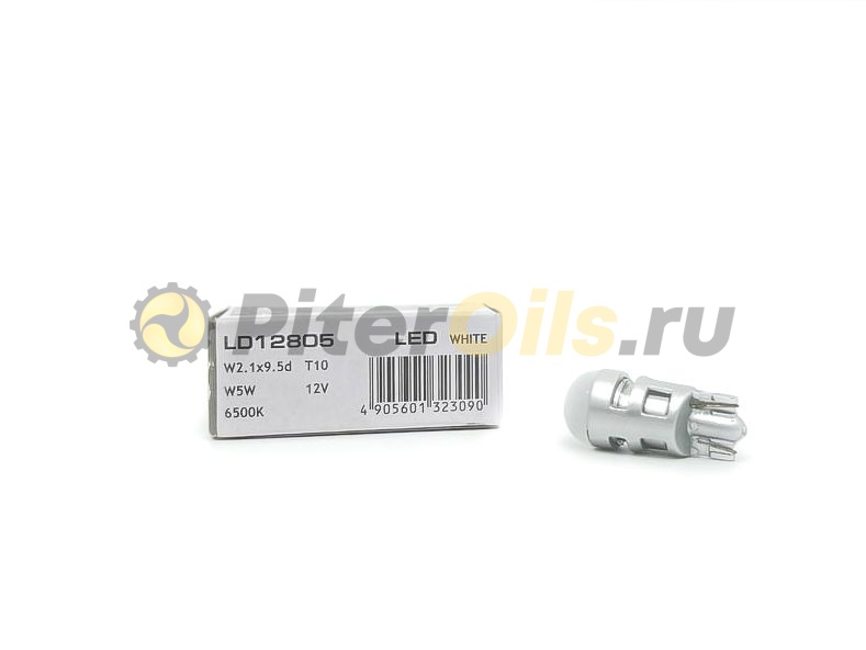 LYNX LD12805 Лампа светодиодная W5W T10 12V W2,1x9,5d SMDx1 6500K 