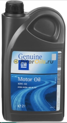 GM Semi Synthetic 10w40 (2л) (п/с)