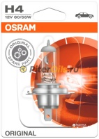 Osram 6419301B Автолампа головного света Н4 60/55W 12V P43T (блистер 1шт.)