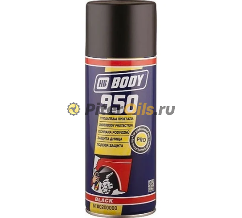 BODY 950 Антигравий аэрозоль черный (400мл) 5100200000