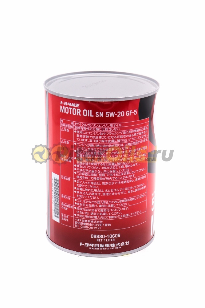 Toyota Motor Oil SN 5w20 ILSAC GF-5 SN (1л) 0888010606