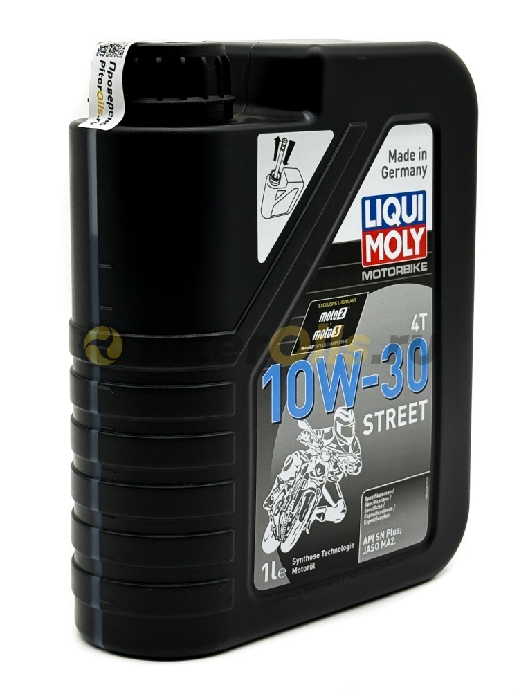 LIQUI MOLY Motorbike 4T Street 10W-30 масло для 4-тактных мотоциклов 1л 2526