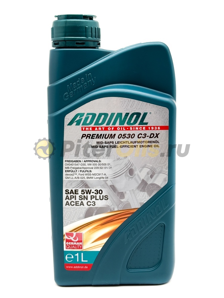 ADDINOL Premium 5W-30 C3-DX 1л 72213107