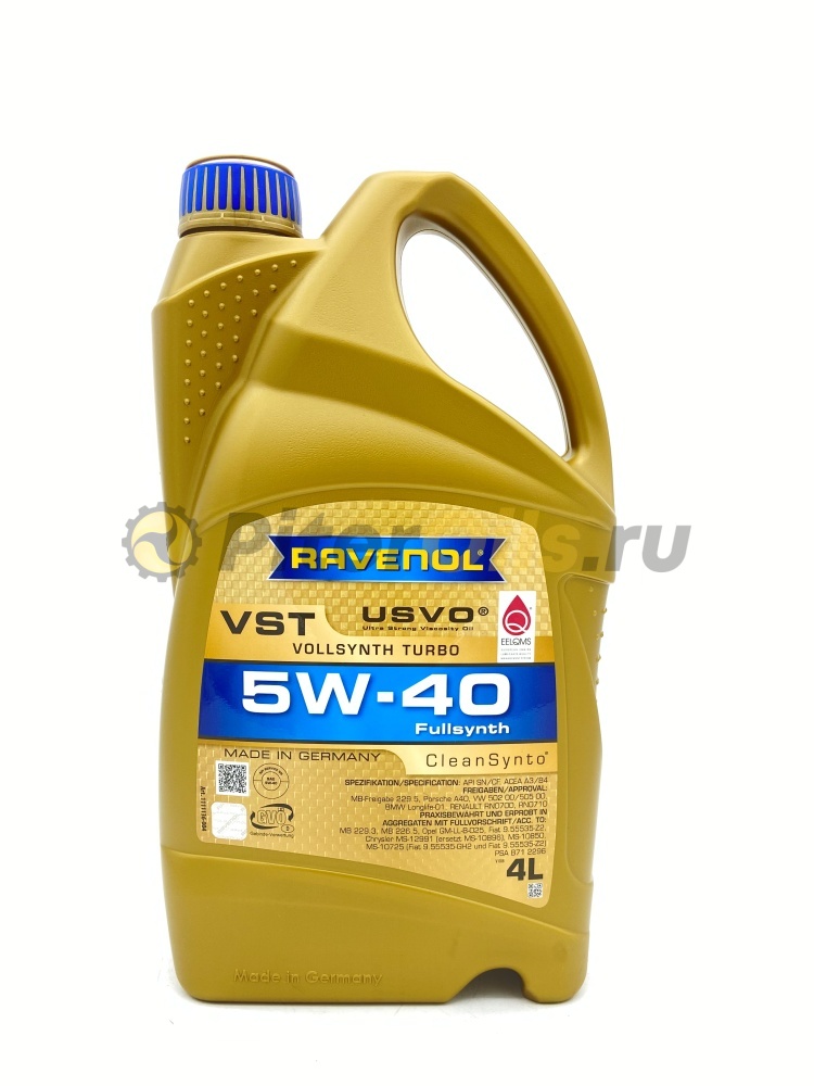Ravenol 5w40 VST (4л) 1111136-004-01-999/4014835790193