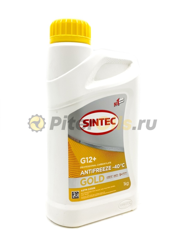 Антифриз Sintec Gold G12+ желтый (1кг) 800525