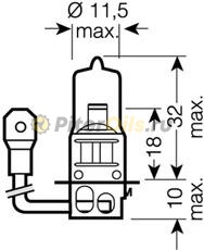 Osram 64156 Лампа H3 24V 70W PK22s