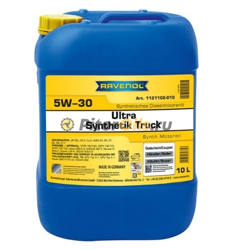 Ravenol Ultra Synthetik Truck 5W-30 (10л) 4014835847347