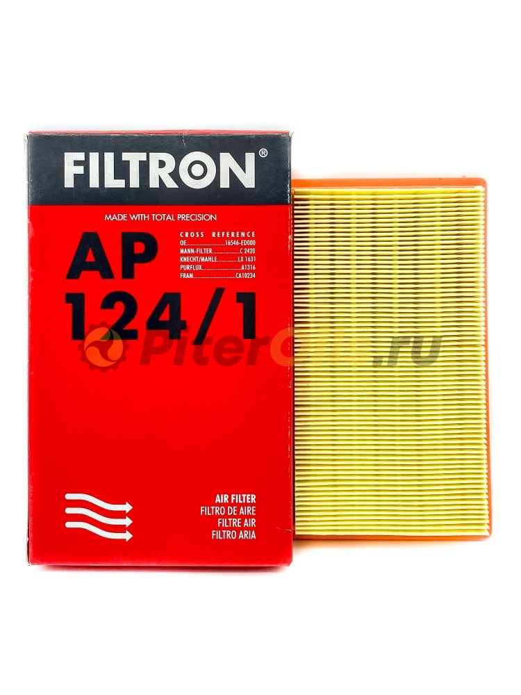 Фильтр воздушный FILTRON AP124/1 (C2420) Nissan Note/Tiida