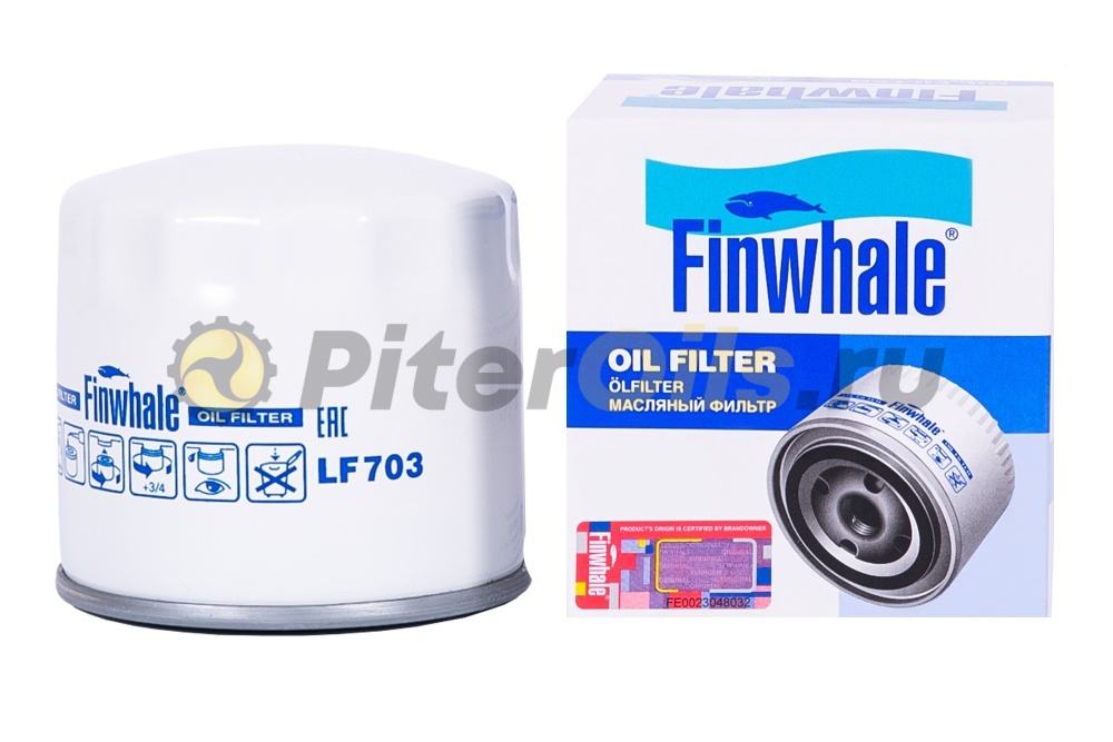 Фильтр масляный FINWHALE LF703 (W811/80)