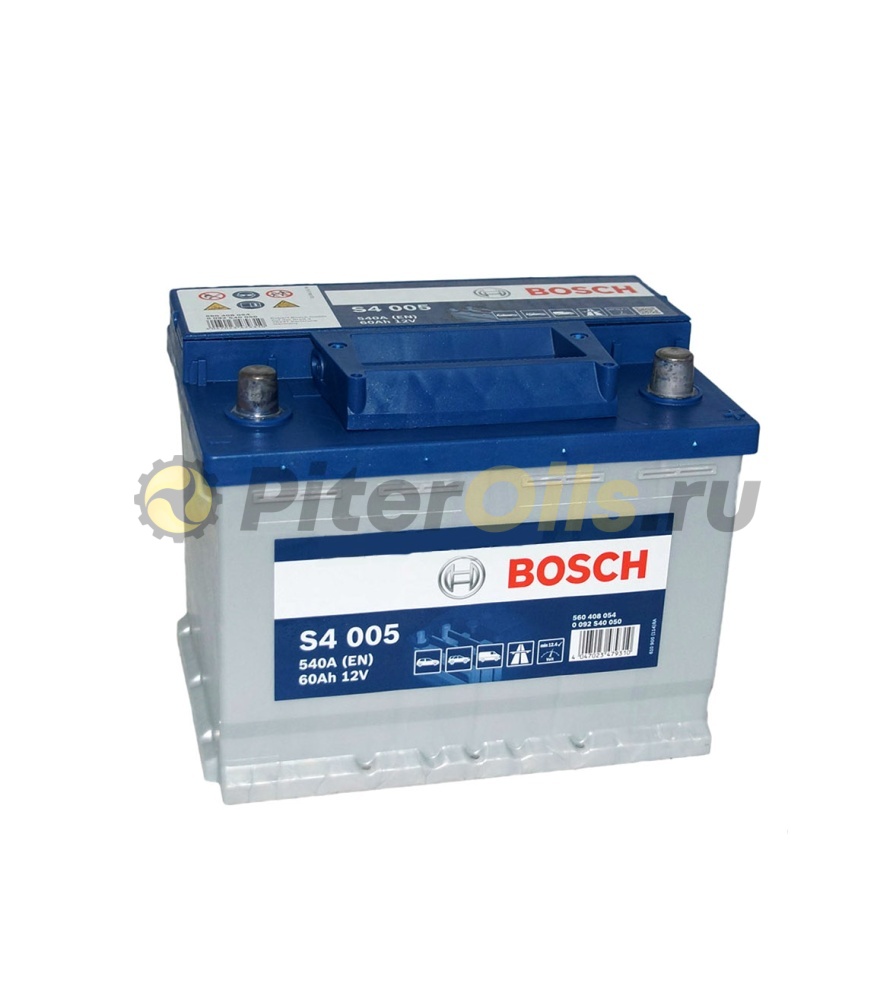 Аккумулятор BOSCH Silver S4 005 60Ah 540A 242x175x190 560 408 054 (- +)