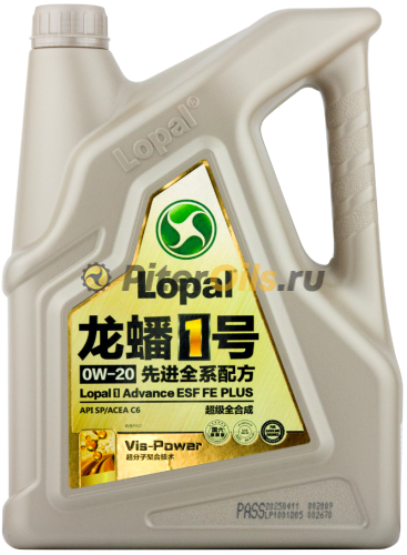 Lopal Моторное масло 1 Advance ESF FE PLUS 0W-20 (4л) LPL34567