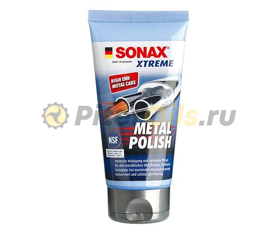 SONAX Шлиф-паста металла Metal Polish 150 мл