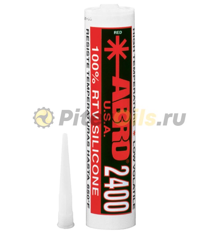 ABRO Герметик силиконовый красный высокотемпературный 310мл SS2400 