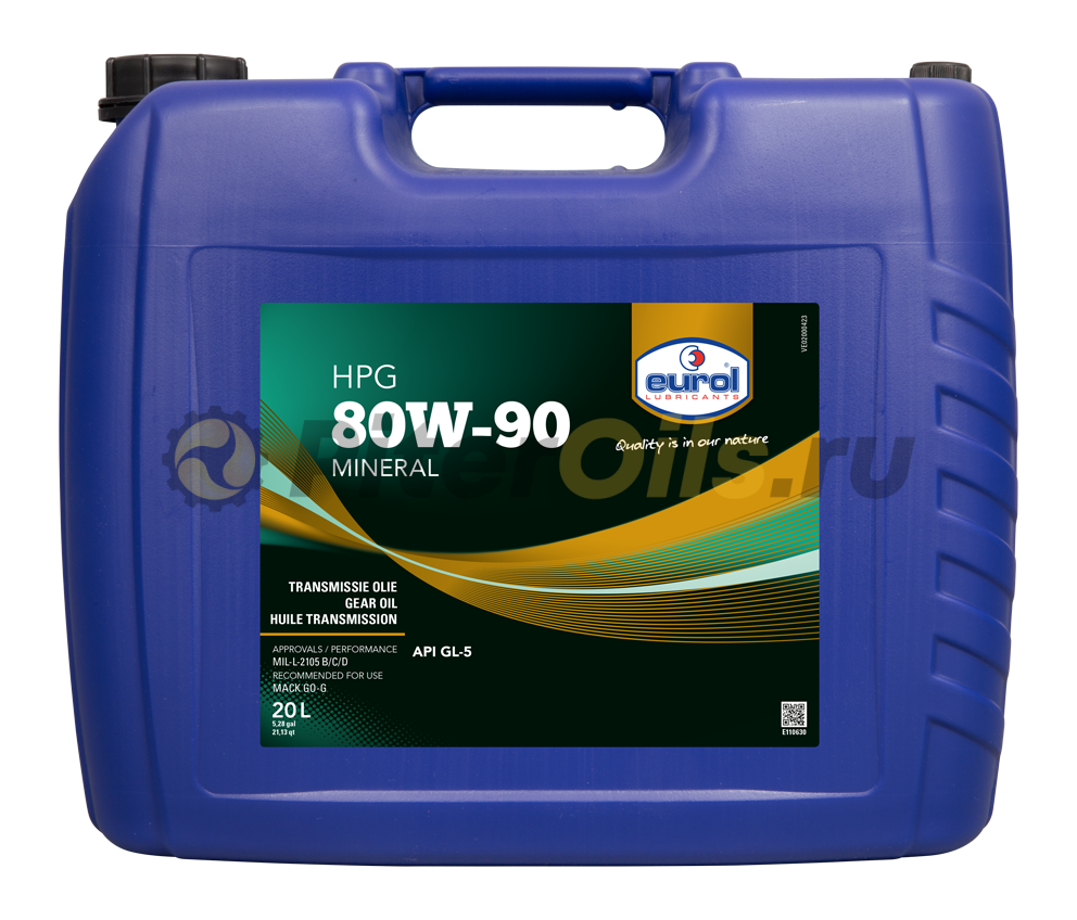 Eurol HPG 80W-90 GL5 (20л) E110630-20LZIL