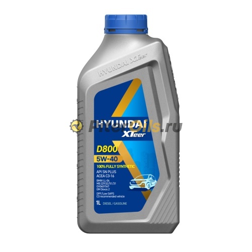 HYUNDAI XTeer DIESEL D800 SAE 5W-40 C3 (1л) 1011223