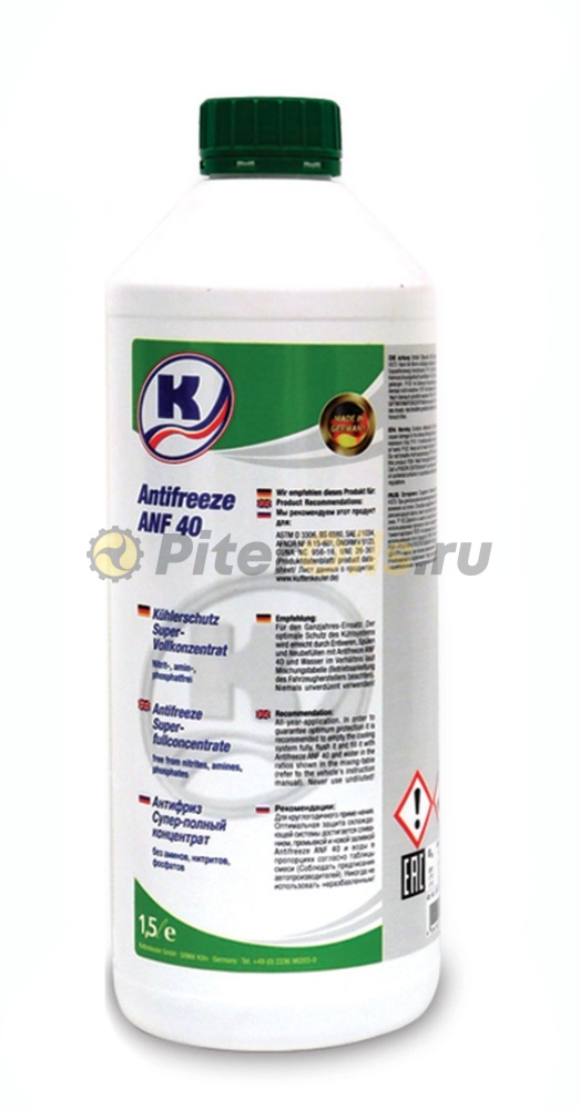 Kuttenkeuler Antifreeze ANF 40 1,5л (зеленый)